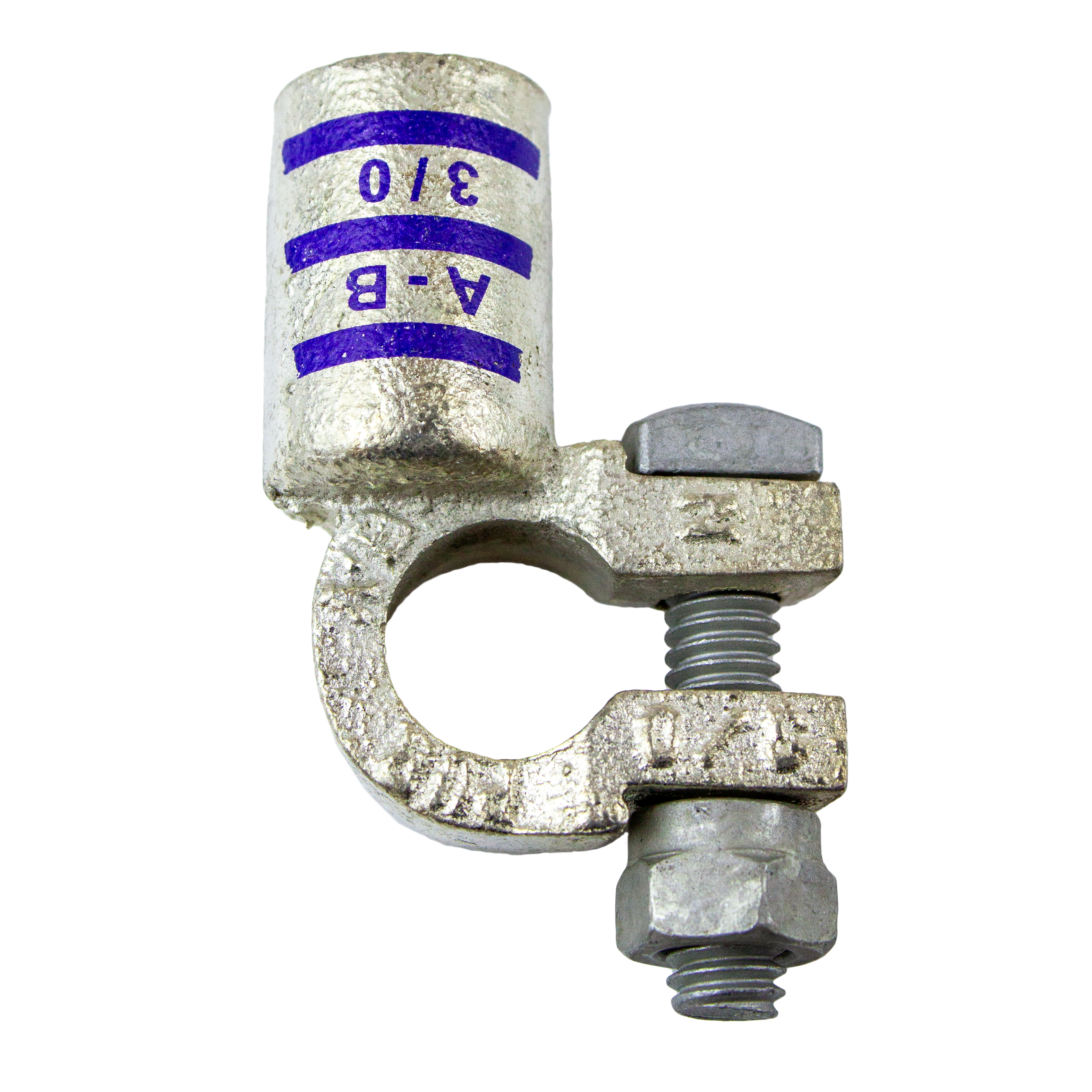 Applied MSS℠ Battery Terminals - Post Top Left Elbows - 3/0 Negative - Purple